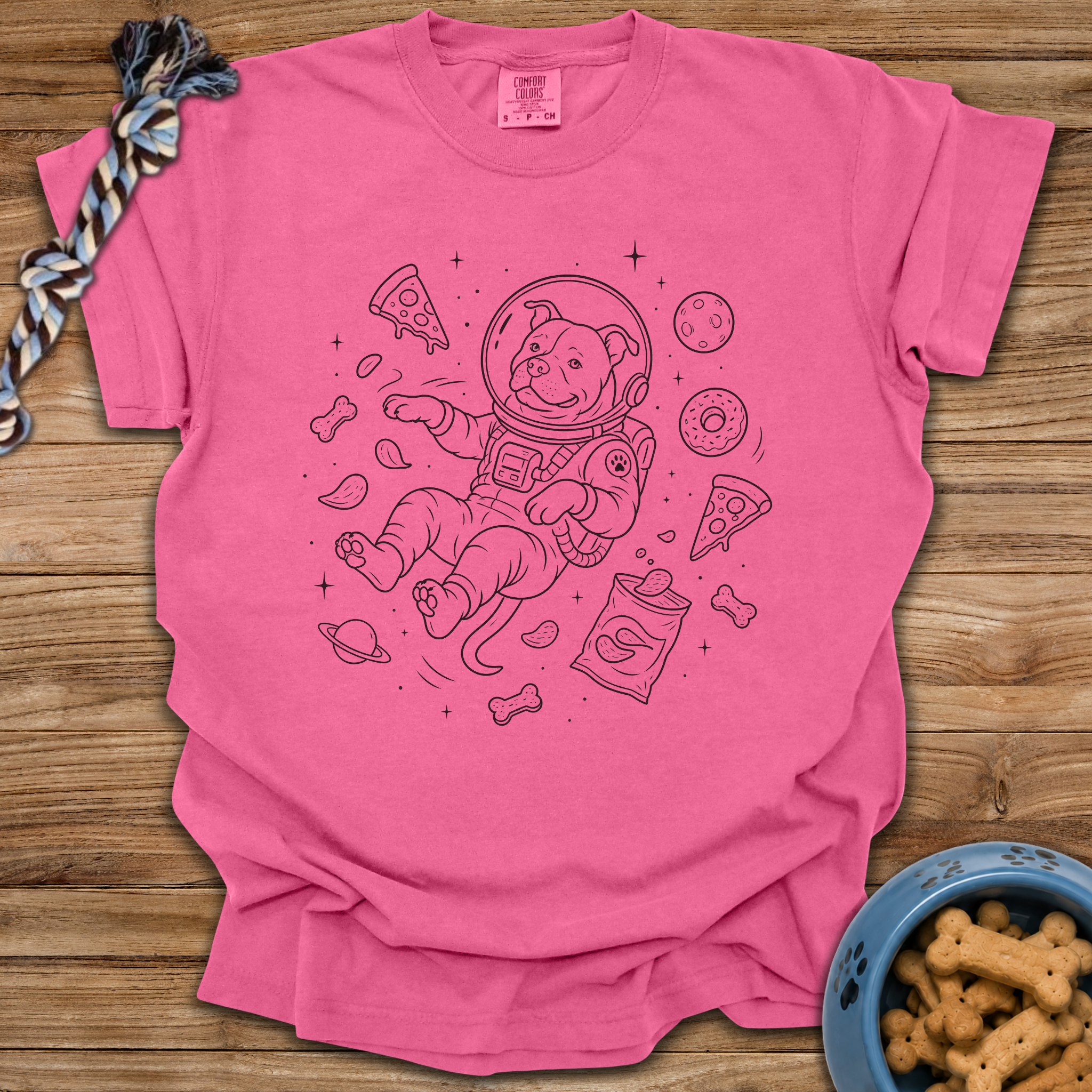 Pittie Astronaut T-Shirt