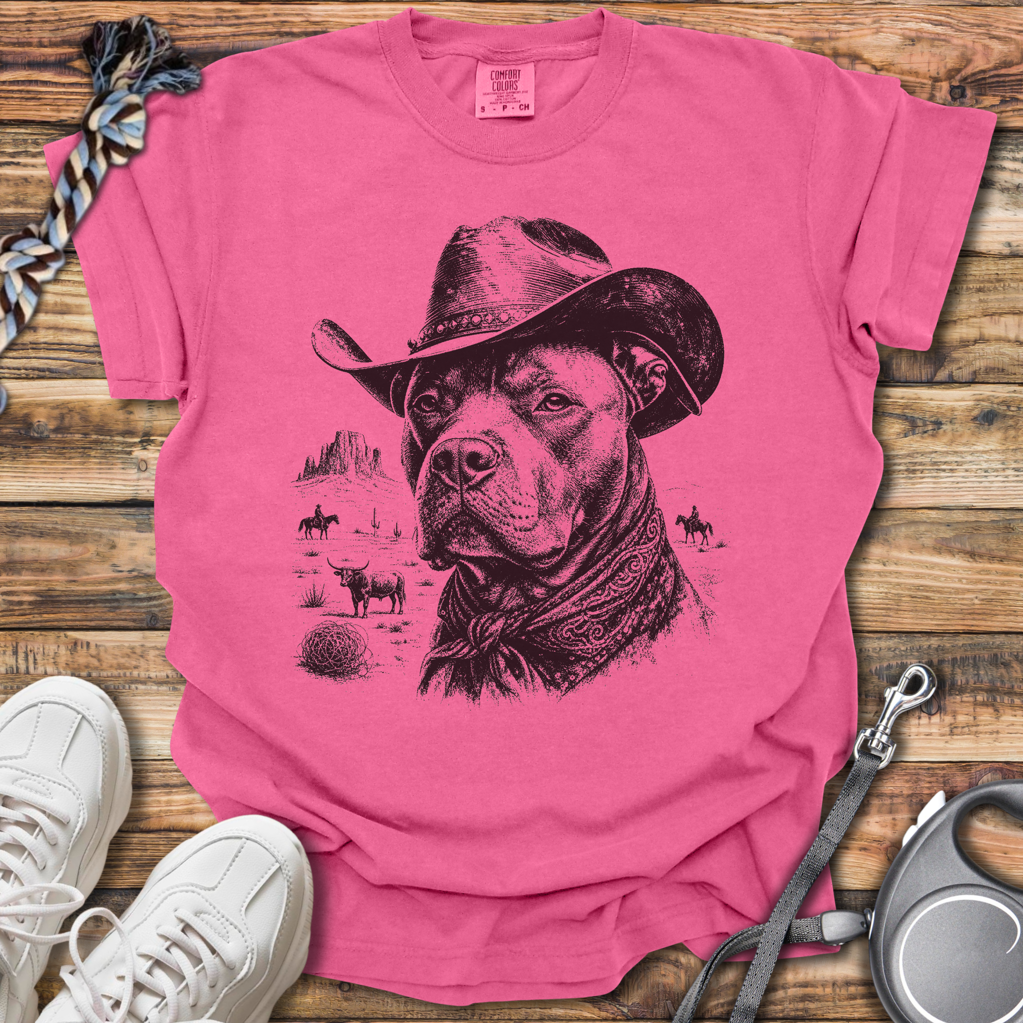 Cowboy Pittie T-Shirt