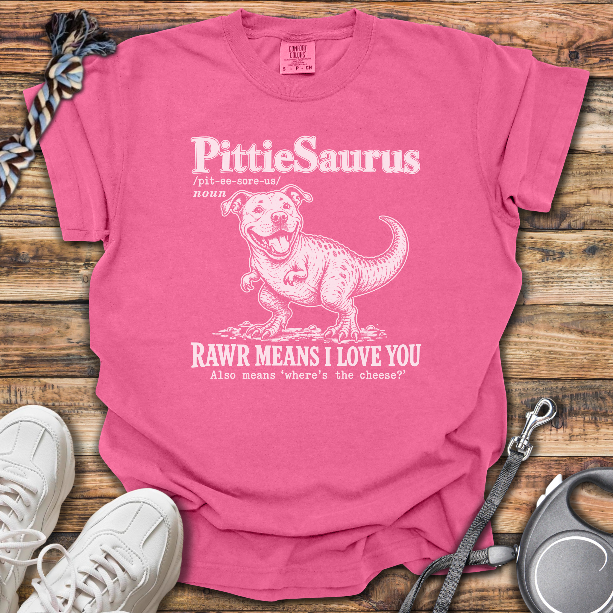 Pittiesaurus Rawr T-Shirt