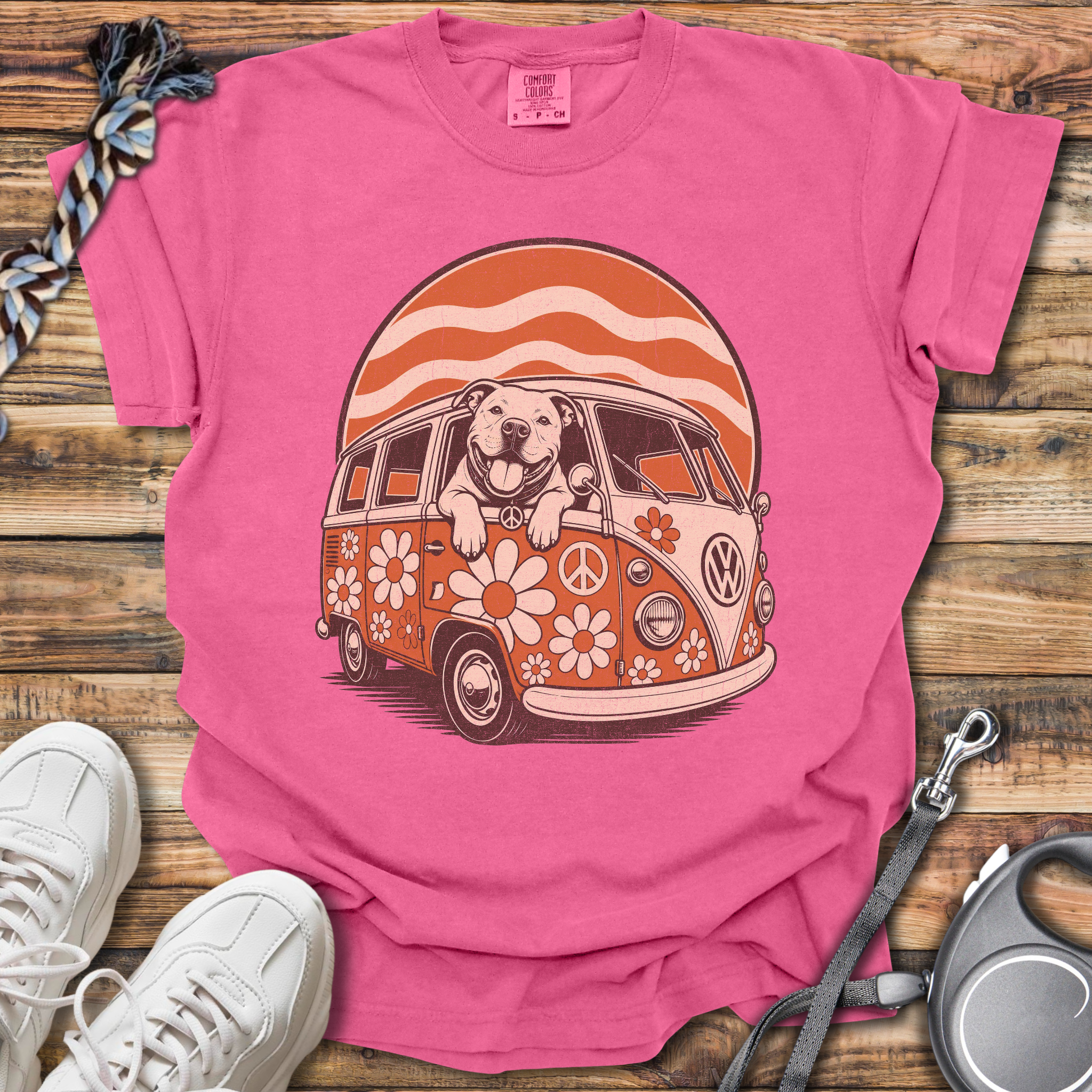 Velvet Hippo Peace Van T-Shirt