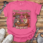 Tacos Margaritas Repeat T-Shirt