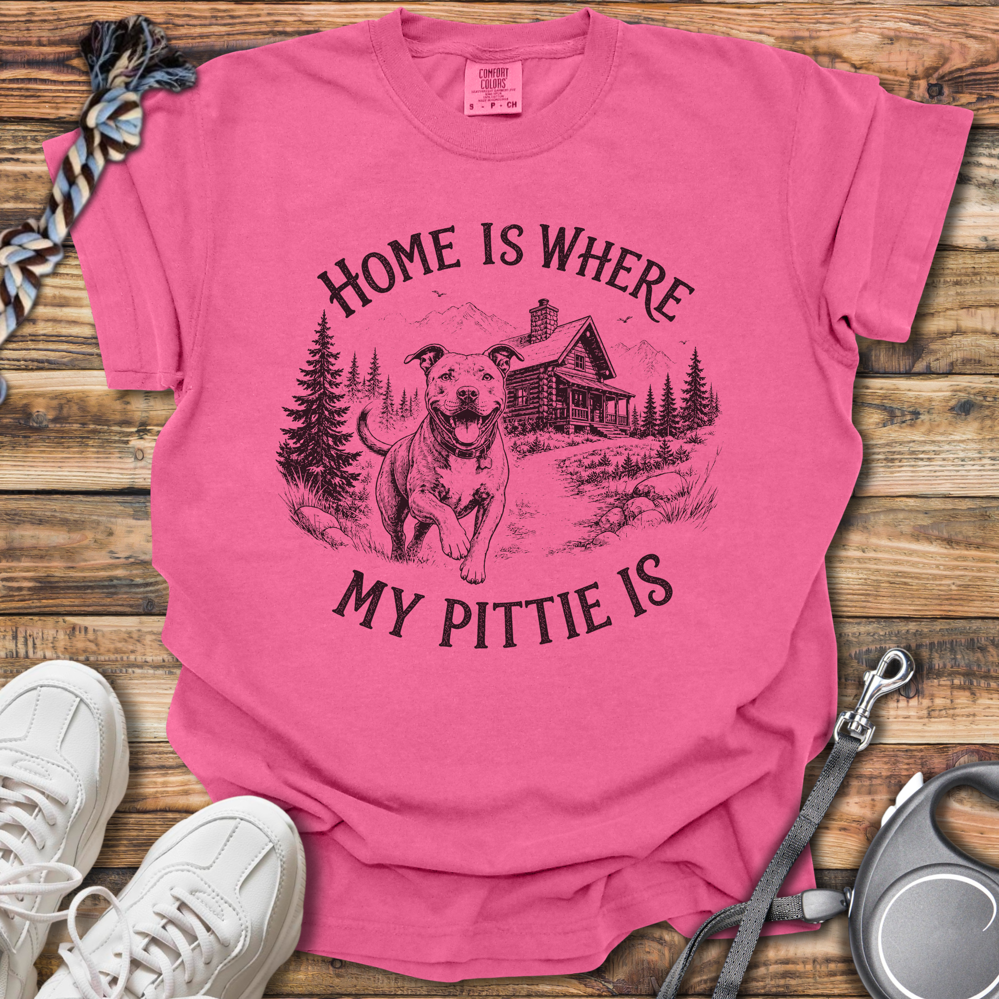 Home Is Where My Pittie Is T-Shirt