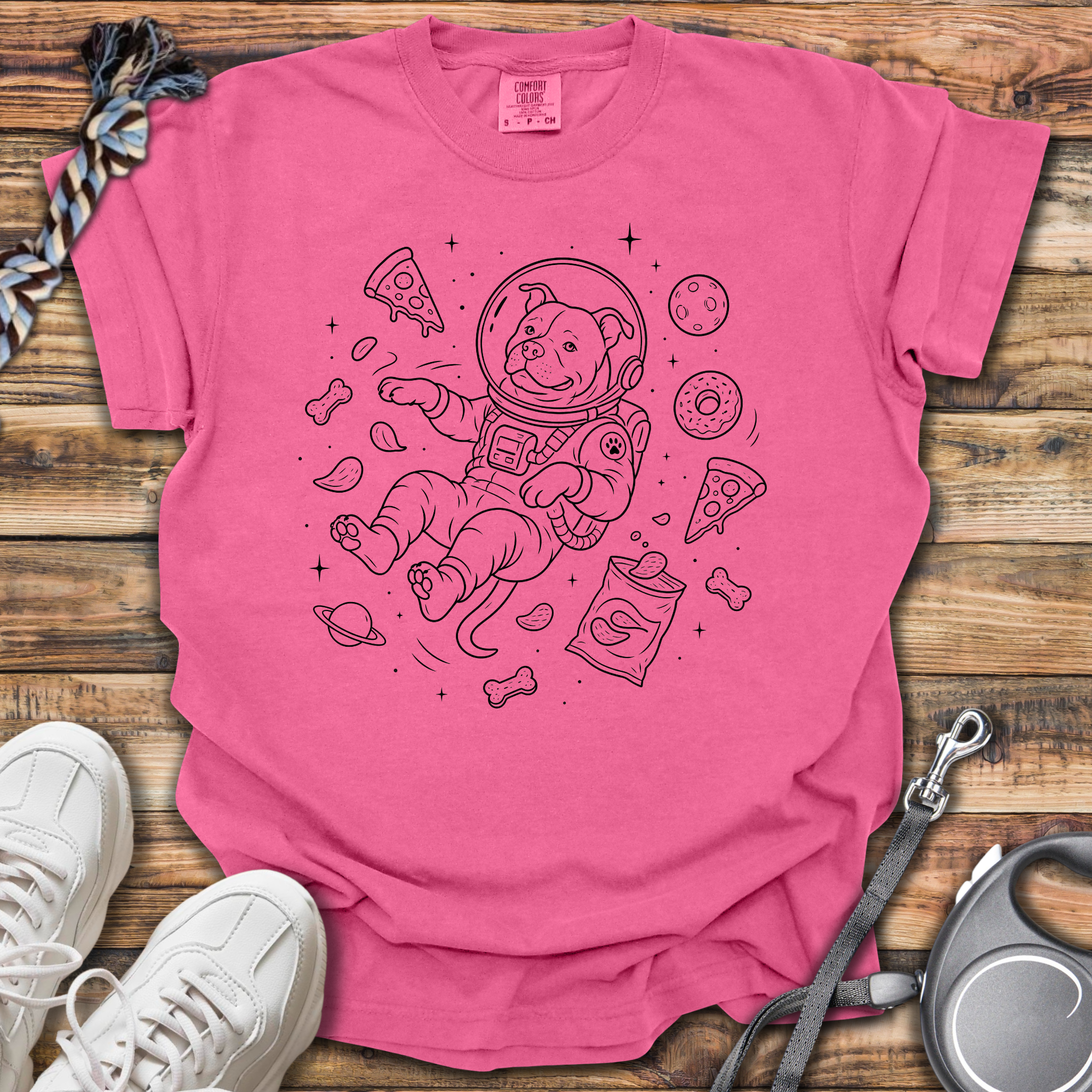 Pittie Astronaut T-Shirt