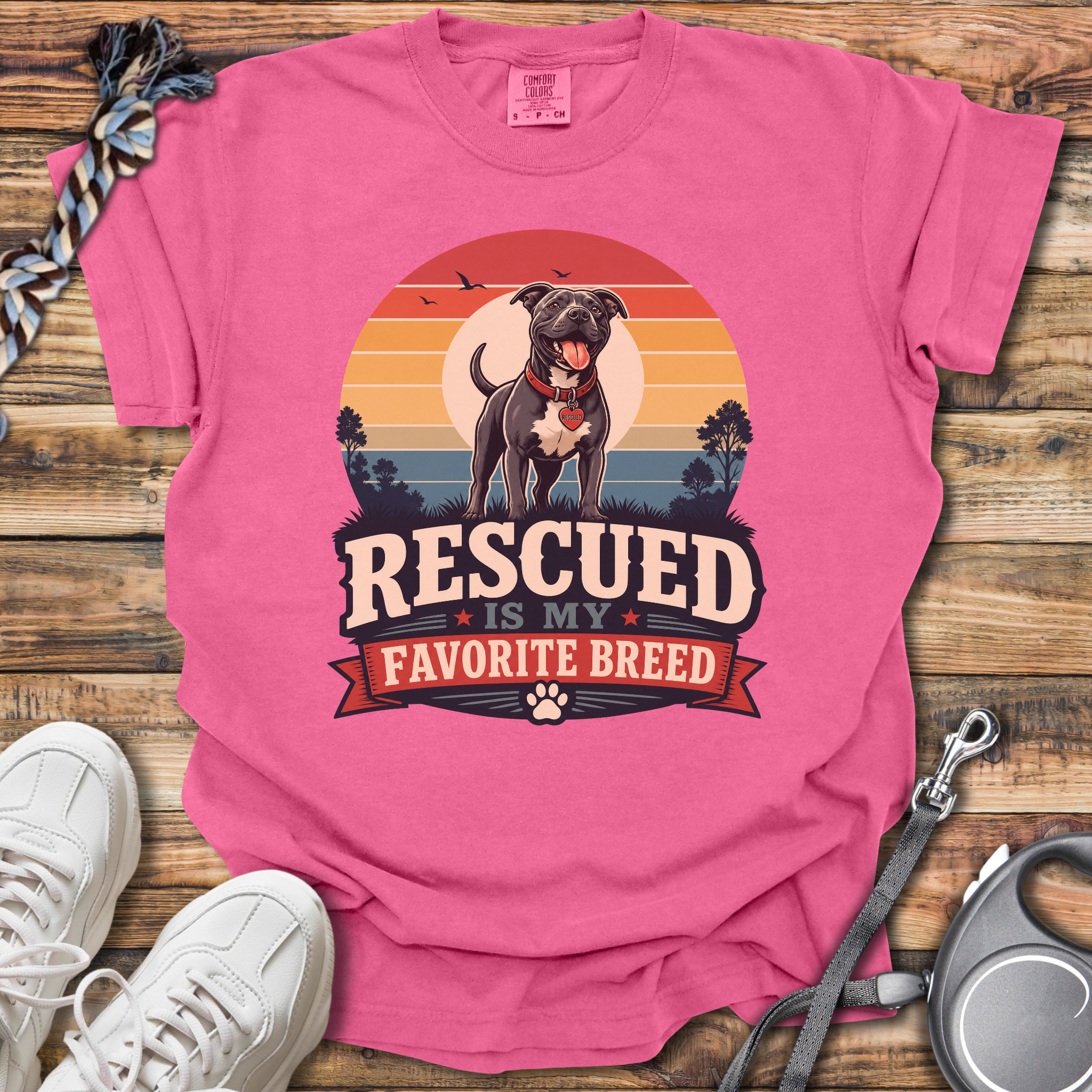 Rescued Is My Favorite Breed T-Shirt