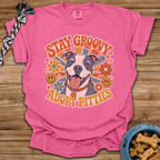 Stay Groovy Adopt Pitties T-Shirt