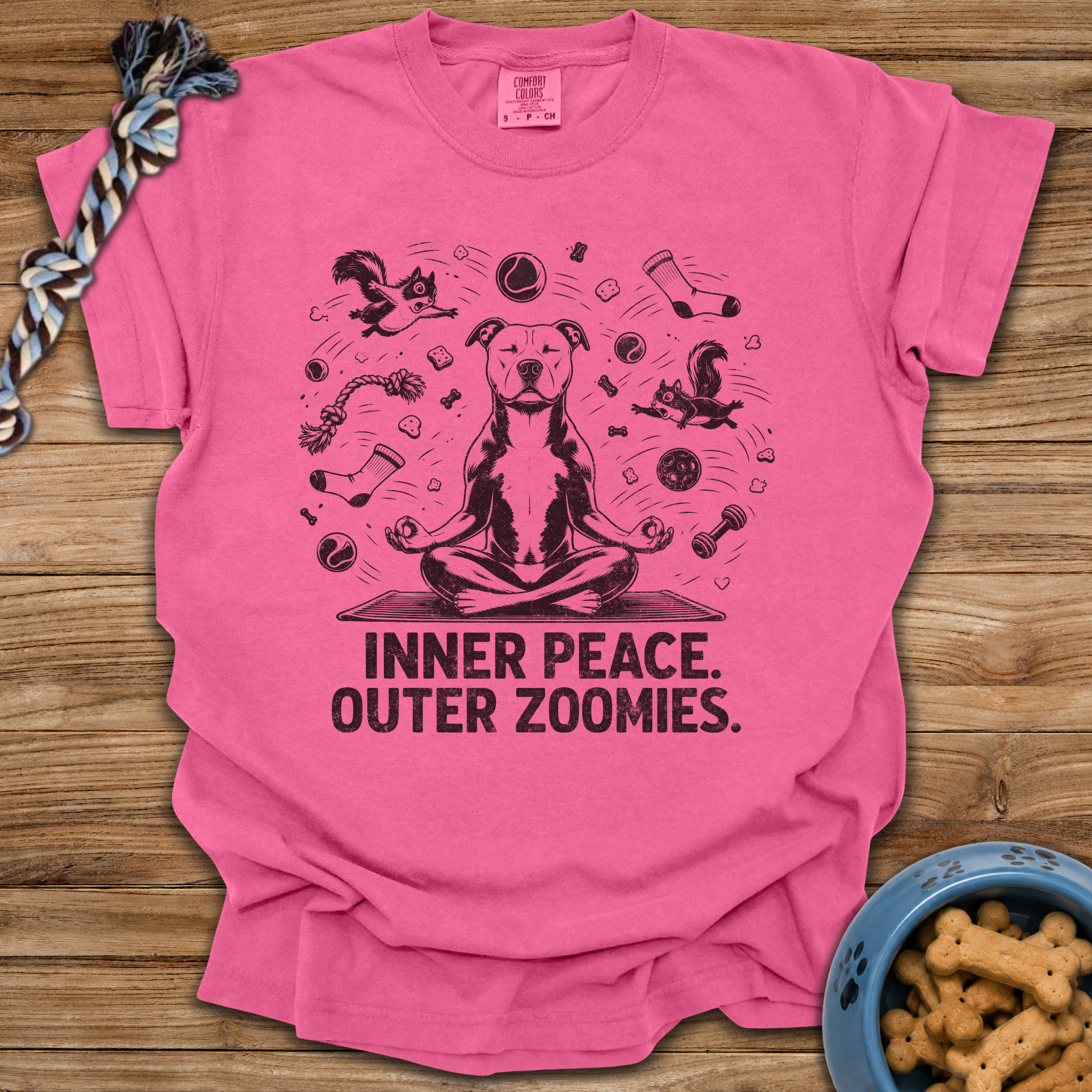 Inner Peace Outer Zoomies T-Shirt
