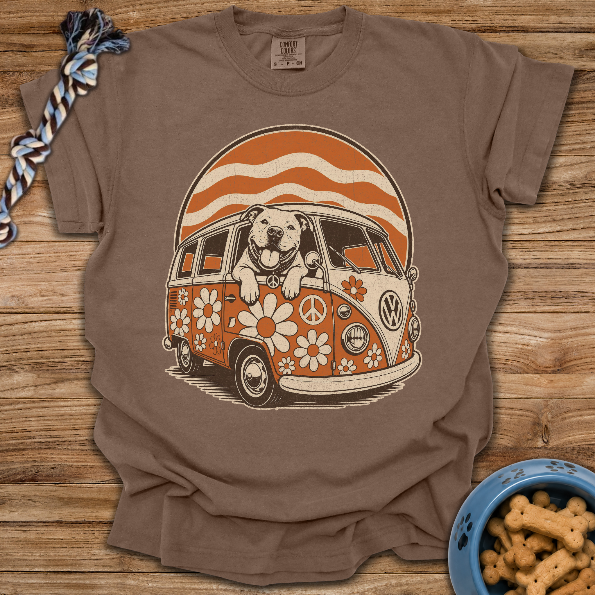 Velvet Hippo Peace Van T-Shirt