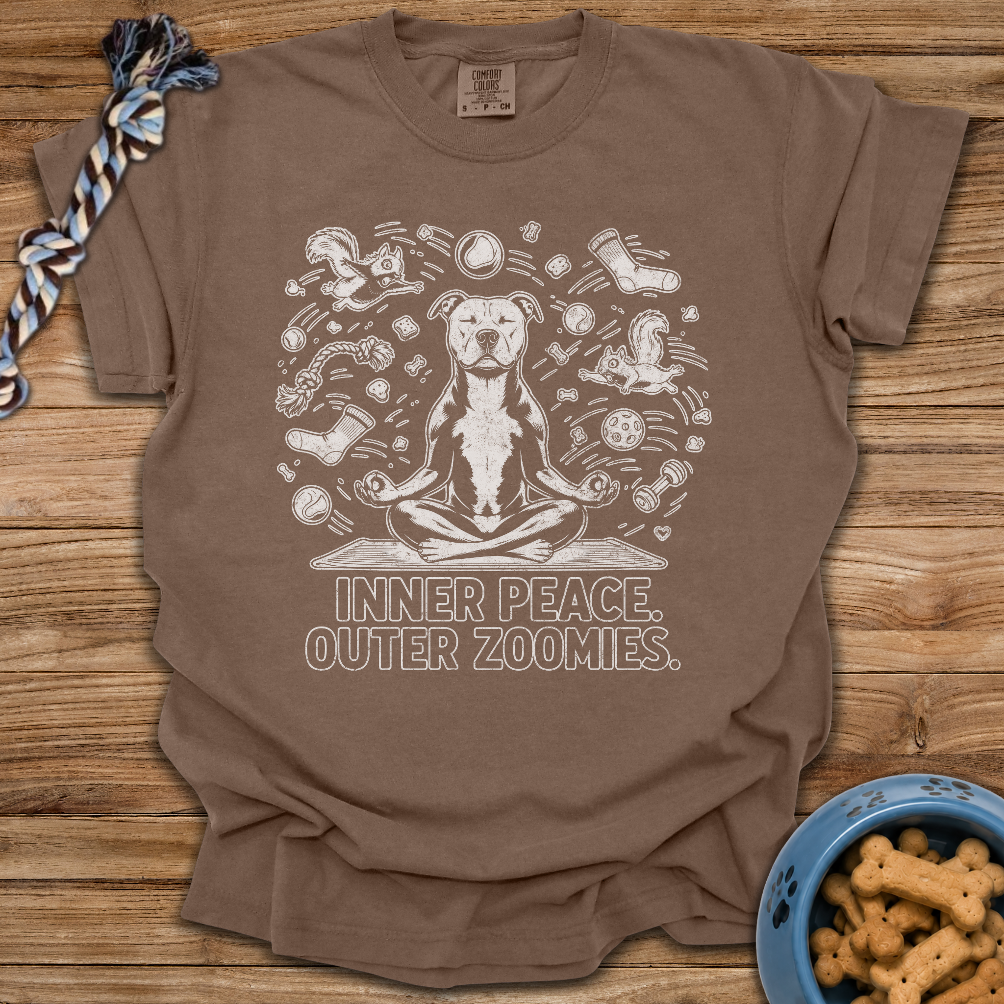 Inner Peace Outer Zoomies T-Shirt
