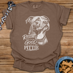 Rescue Looks Good On A Pittie T-Shirt