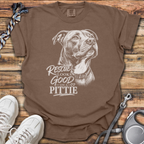 Rescue Looks Good On A Pittie T-Shirt