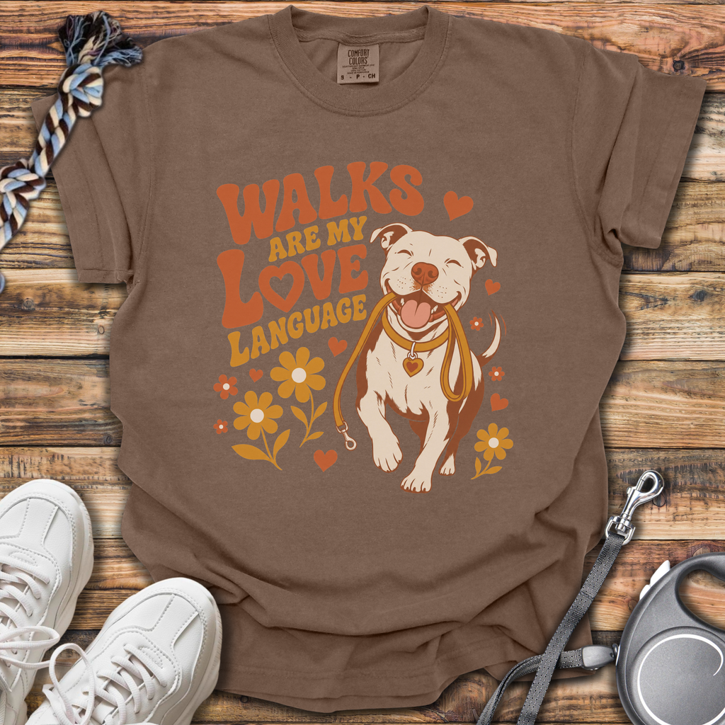 Walks Are My Love Language T-Shirt