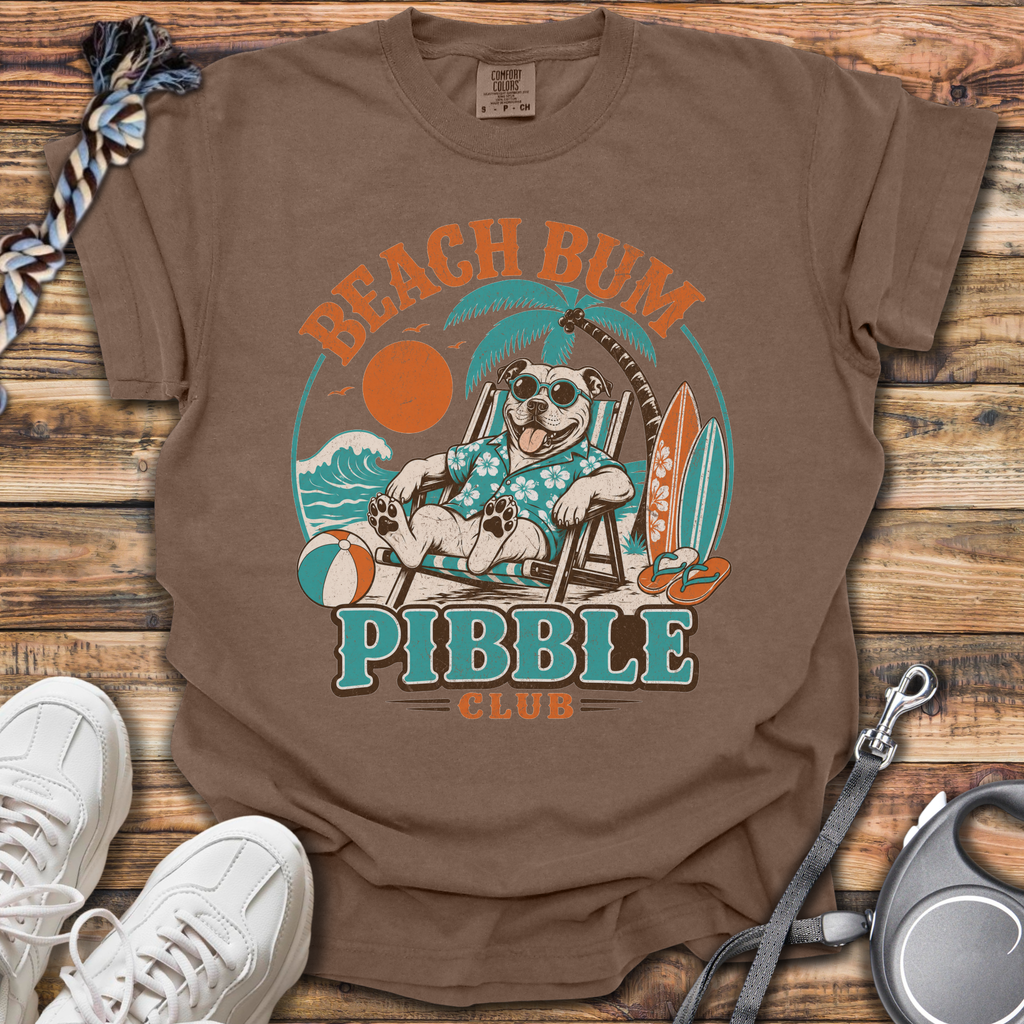 Beach Bum Pibble Club T-Shirt