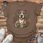 Pittie Wildflowers T-Shirt