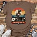 Rescued Is My Favorite Breed T-Shirt