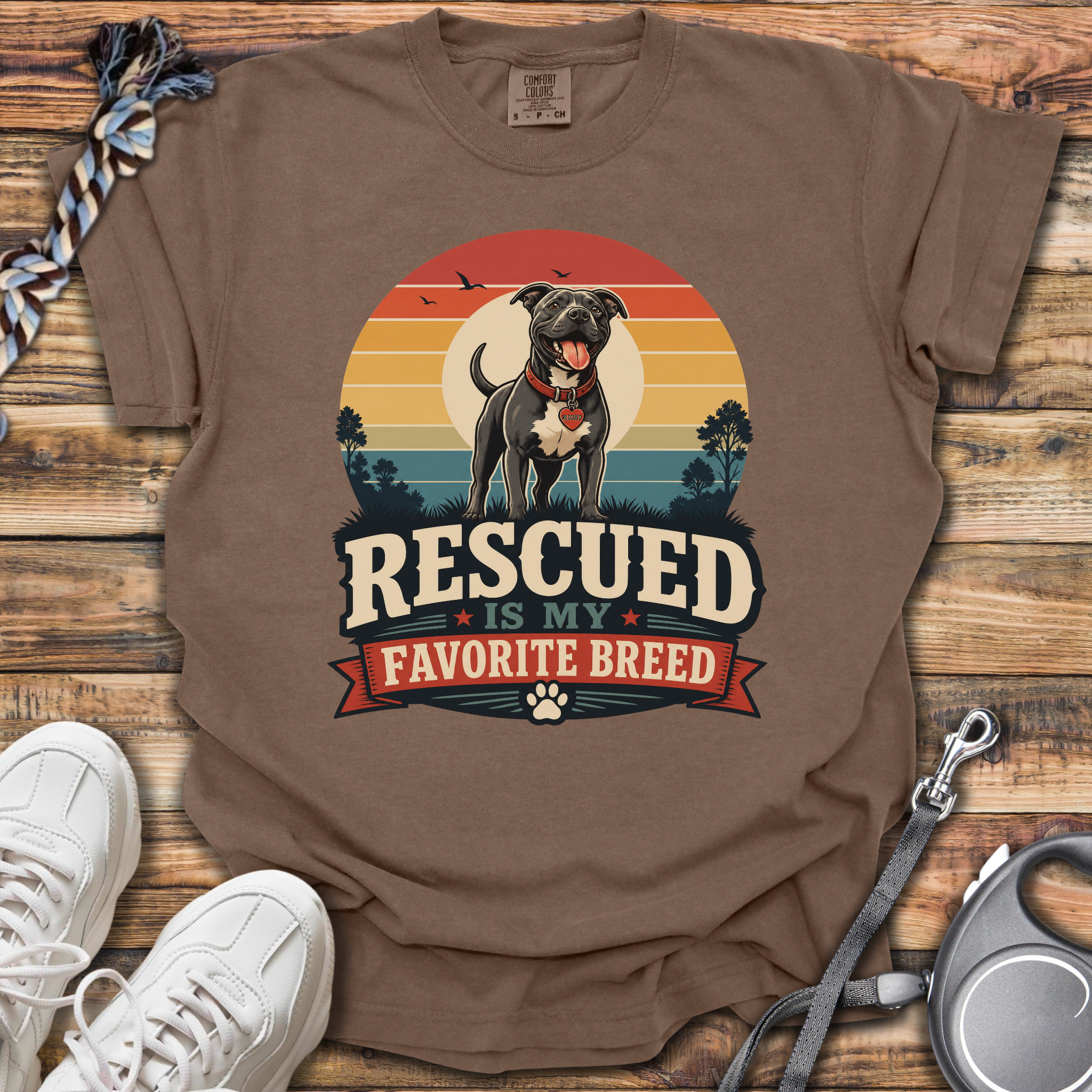 Rescued Is My Favorite Breed T-Shirt
