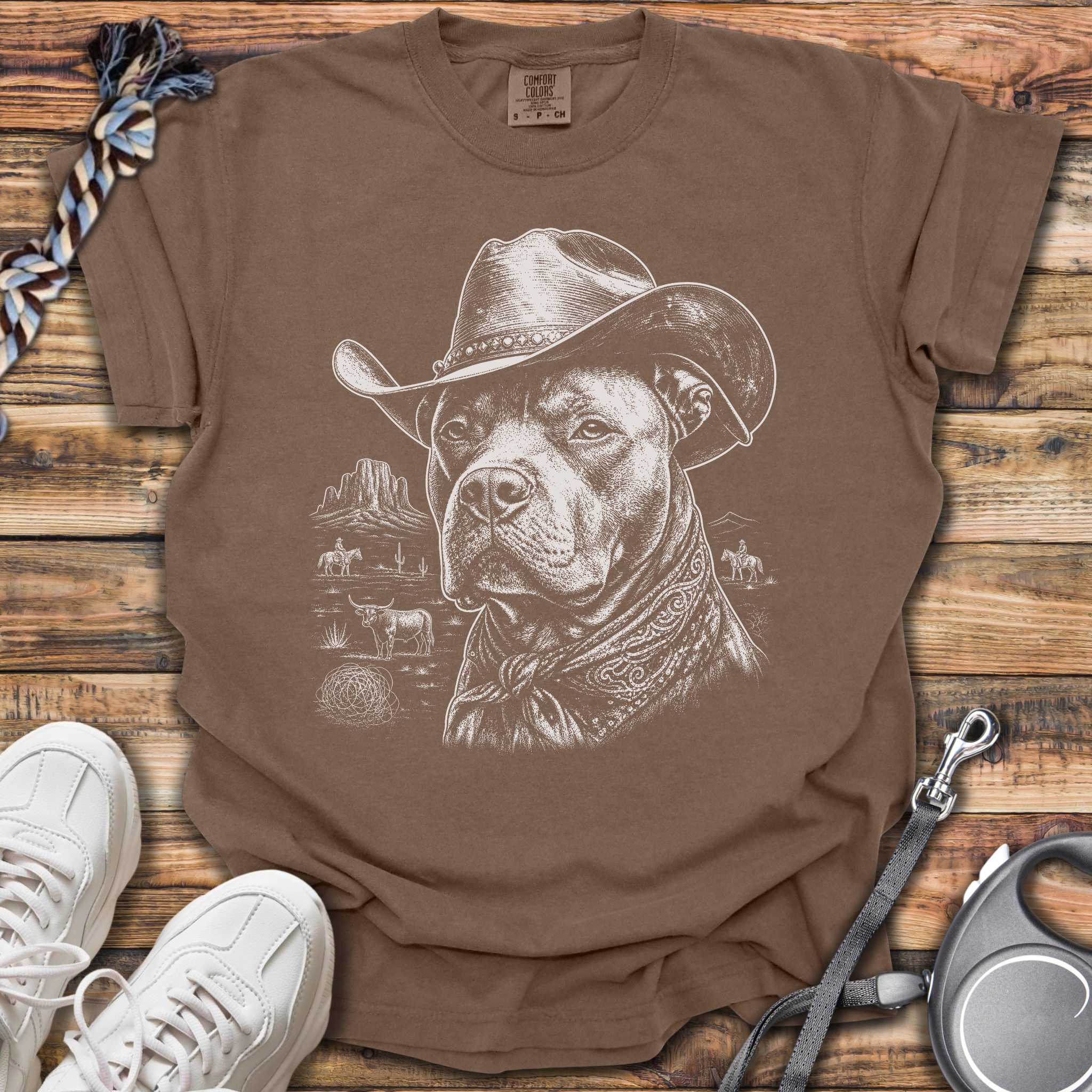 Cowboy Pittie T-Shirt