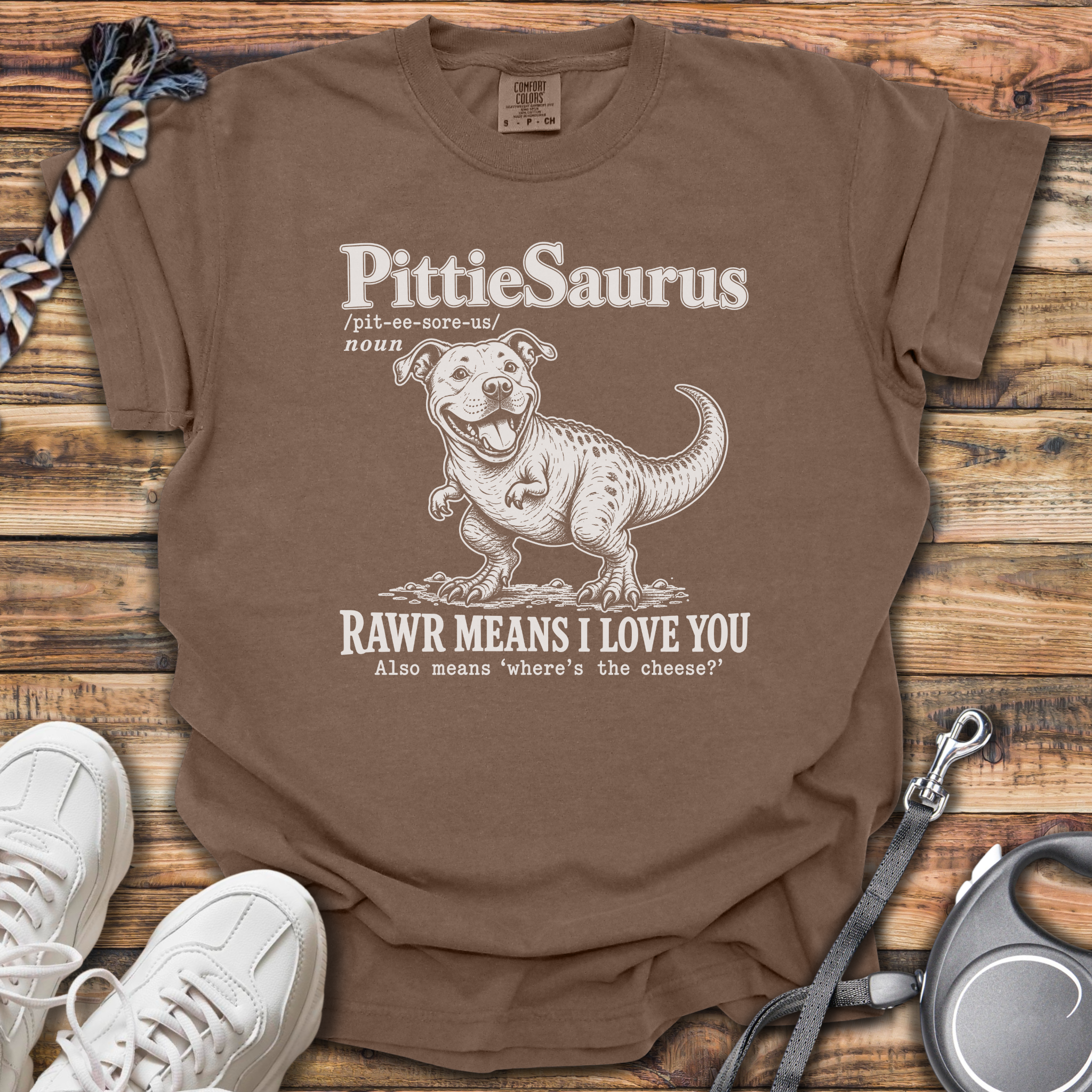 Pittiesaurus Rawr T-Shirt