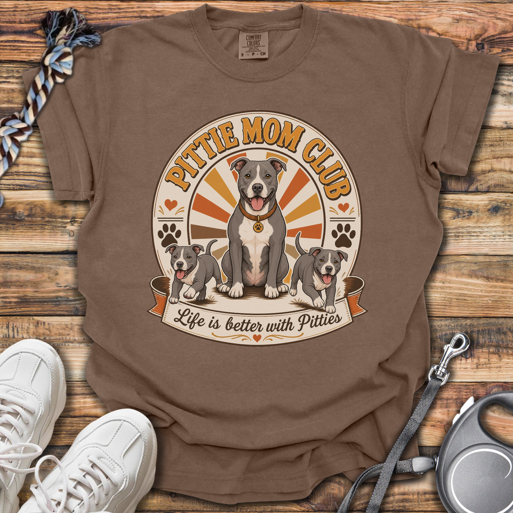 Pittie Mom Club T-Shirt