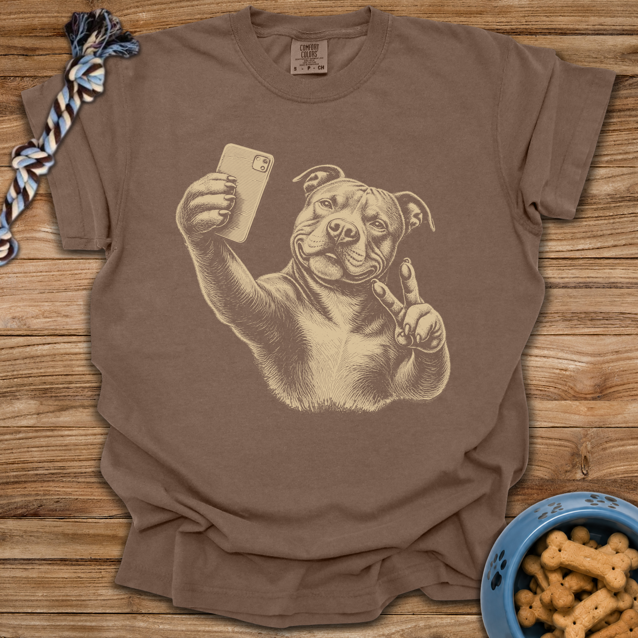 Pibble Selfie T-Shirt