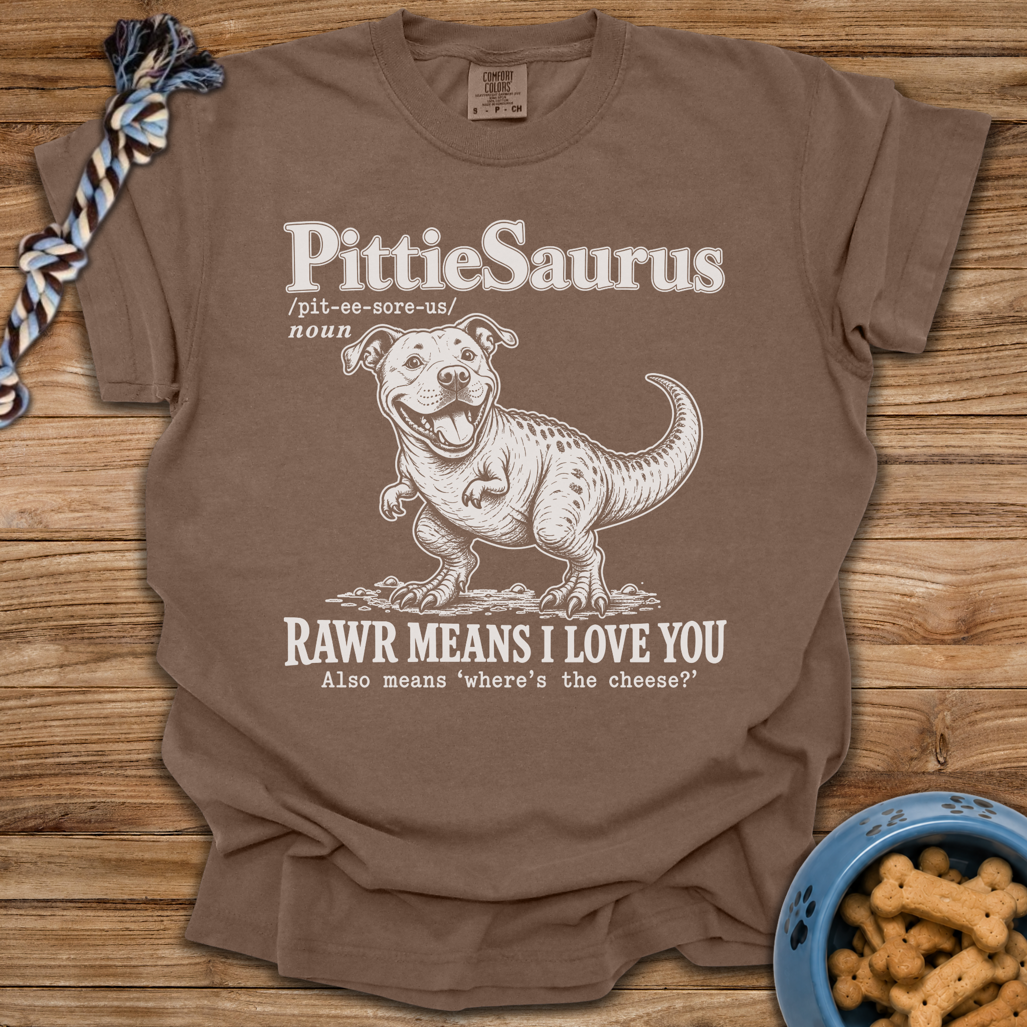 Pittiesaurus Rawr T-Shirt