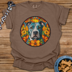 Stained Glass Pitbull T-Shirt