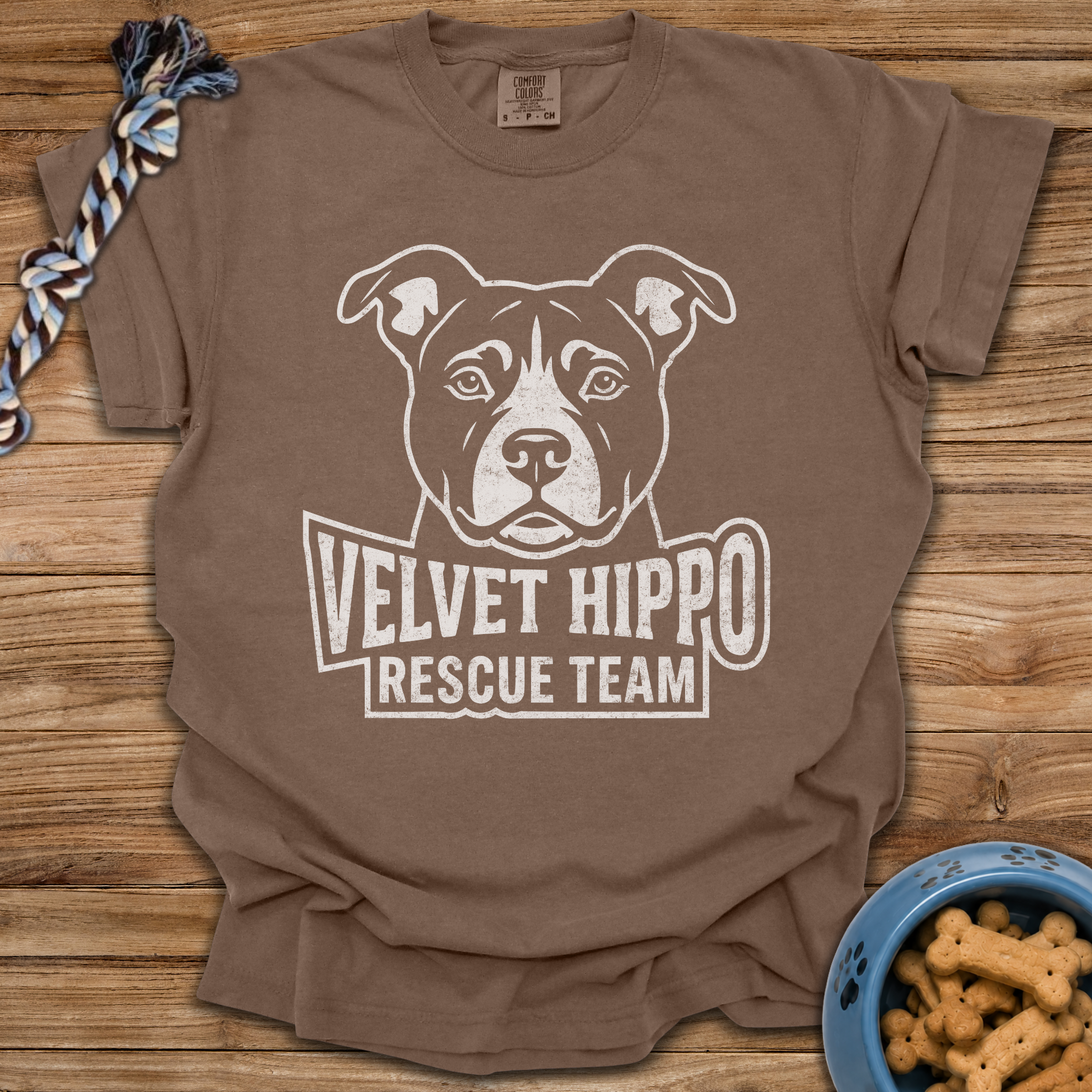 Velvet Hippo Rescue Team T-Shirt