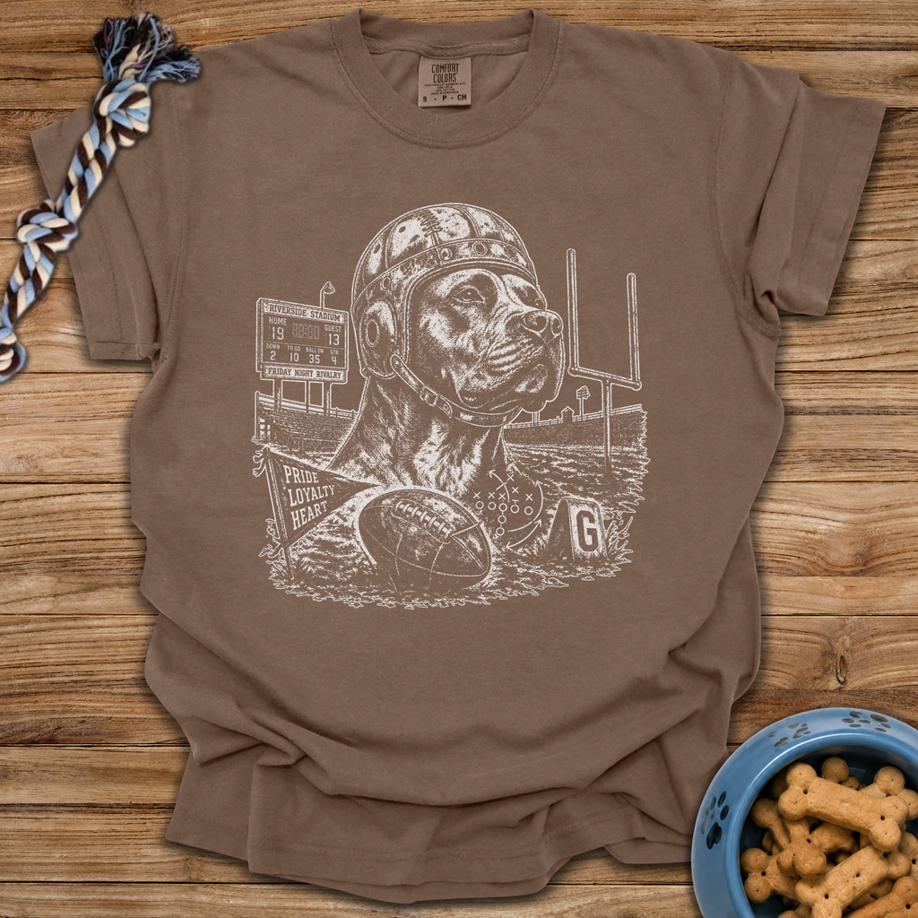 Vintage Pitbull Football T-Shirt