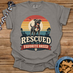 Rescued Is My Favorite Breed T-Shirt