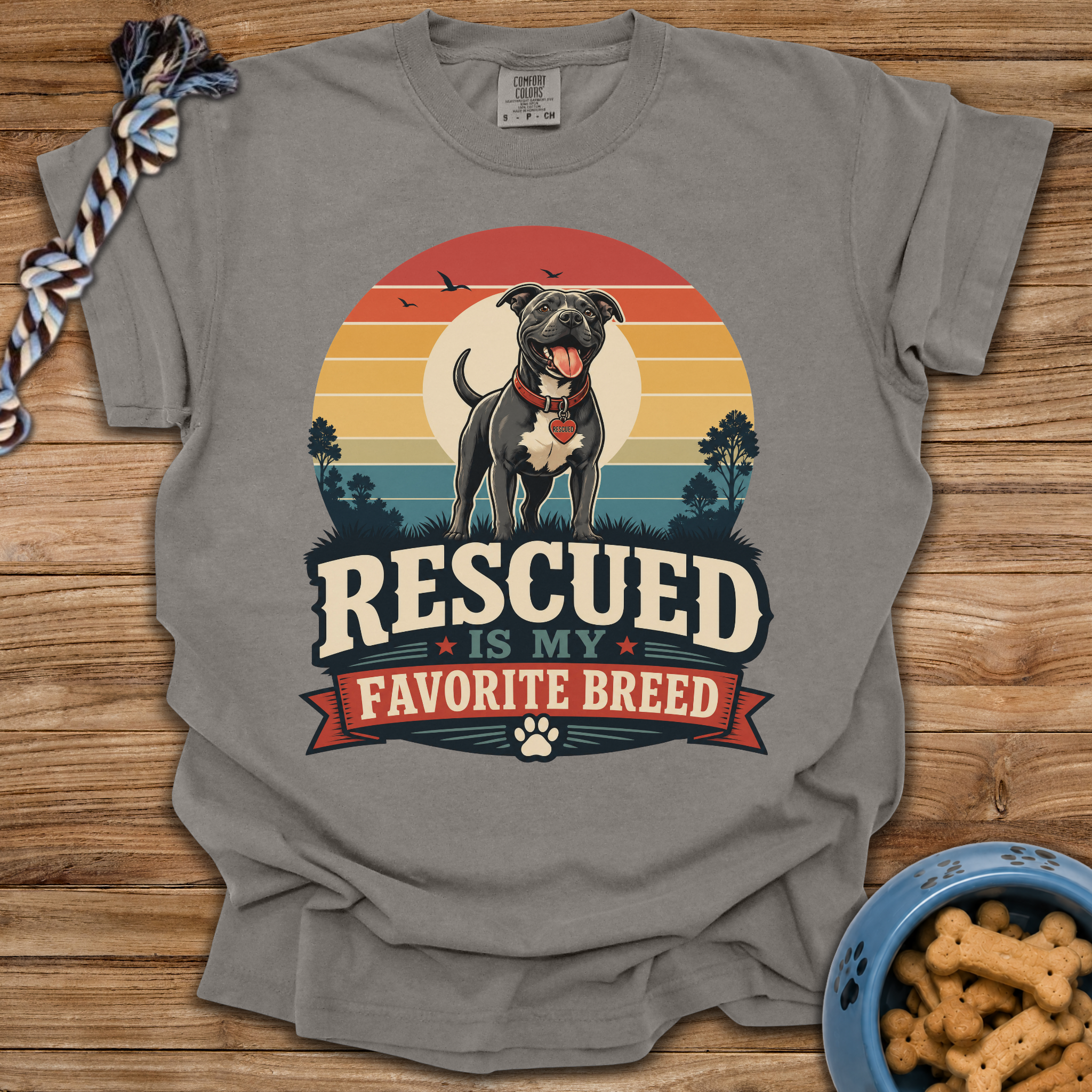 Rescued Is My Favorite Breed T-Shirt