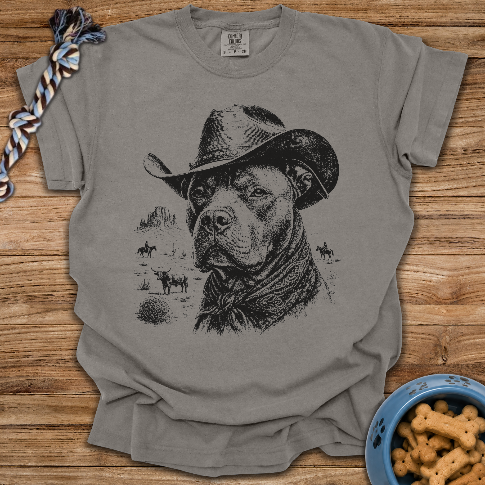 Cowboy Pittie T-Shirt