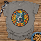 Stained Glass Pitbull T-Shirt