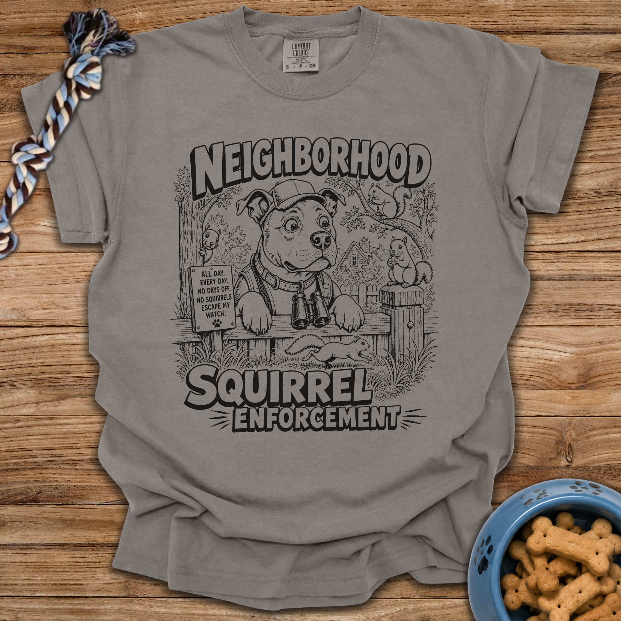 Neighborhood Squirrel Enforcement T-Shirt