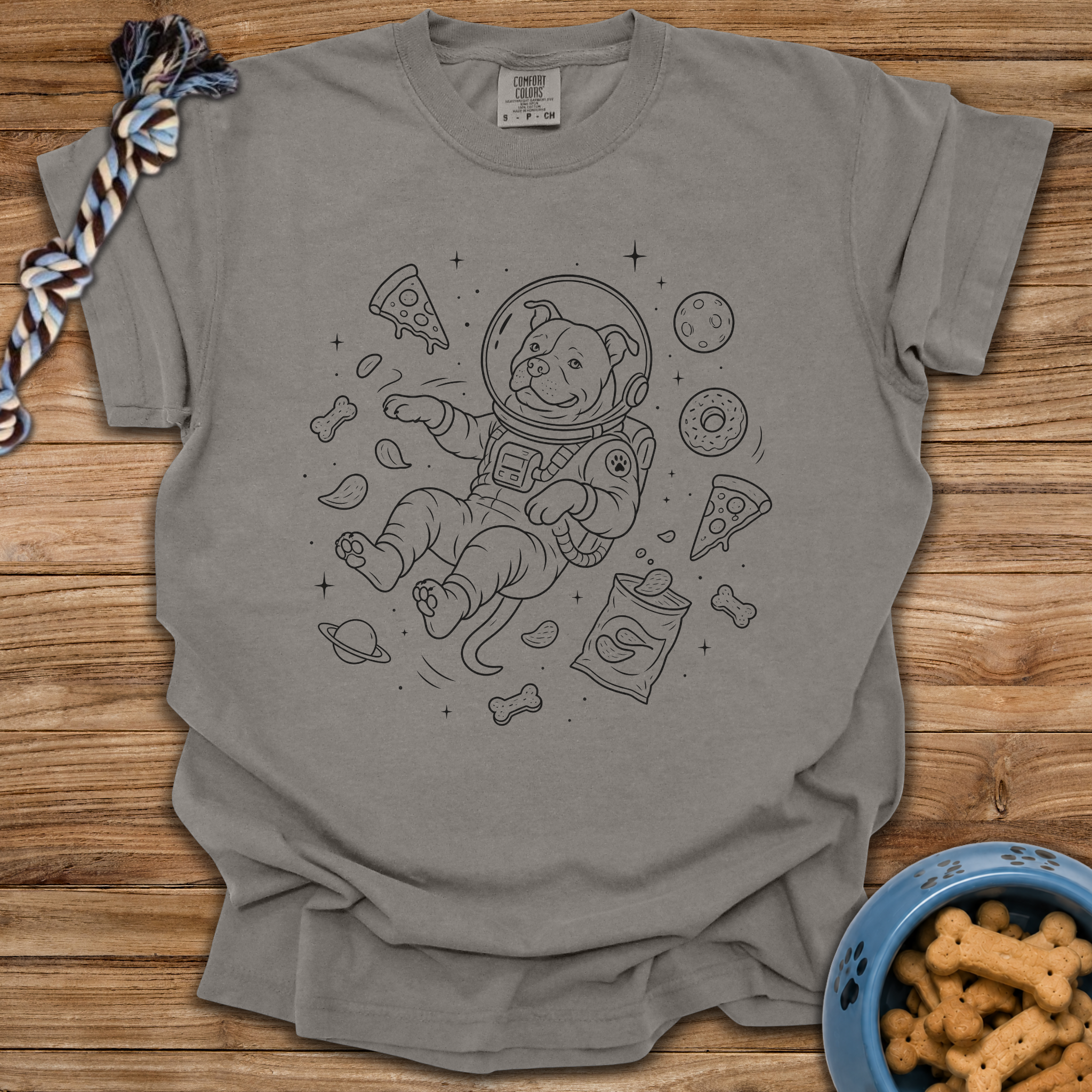 Pittie Astronaut T-Shirt