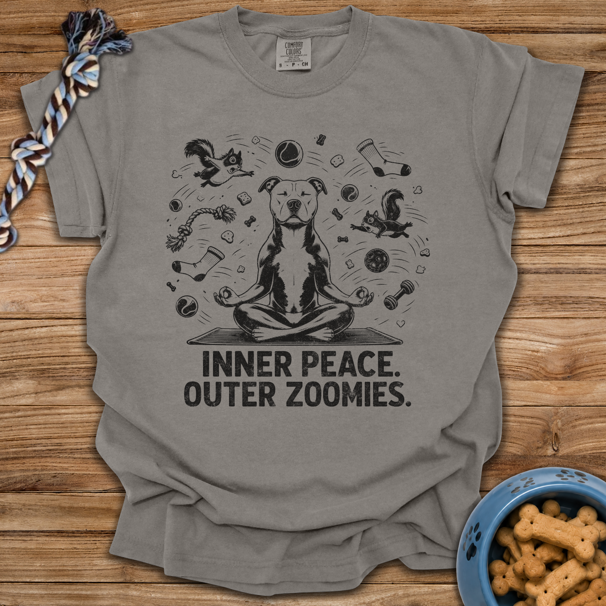 Inner Peace Outer Zoomies T-Shirt