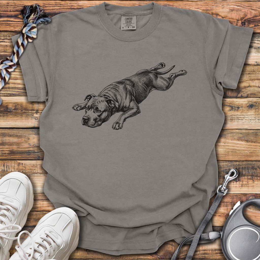 Splooting Pittie T-Shirt