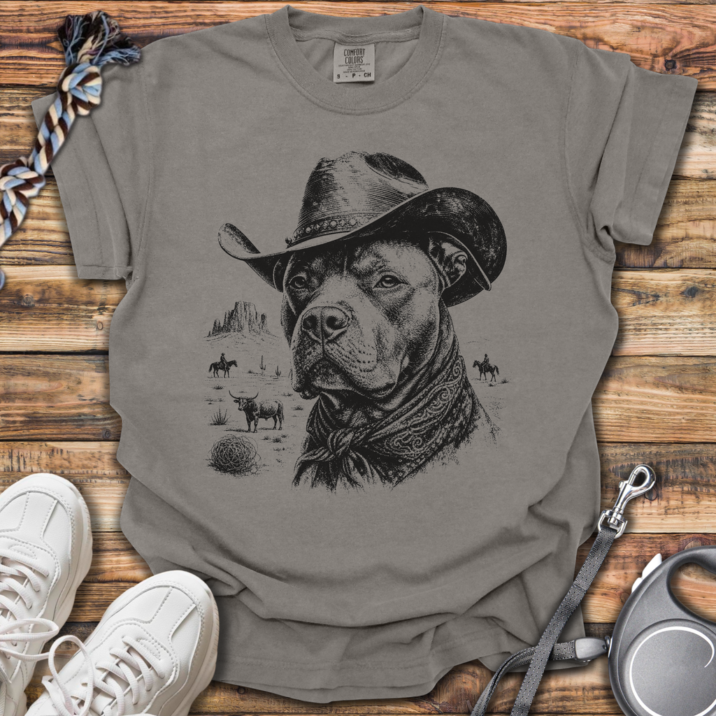 Cowboy Pittie T-Shirt