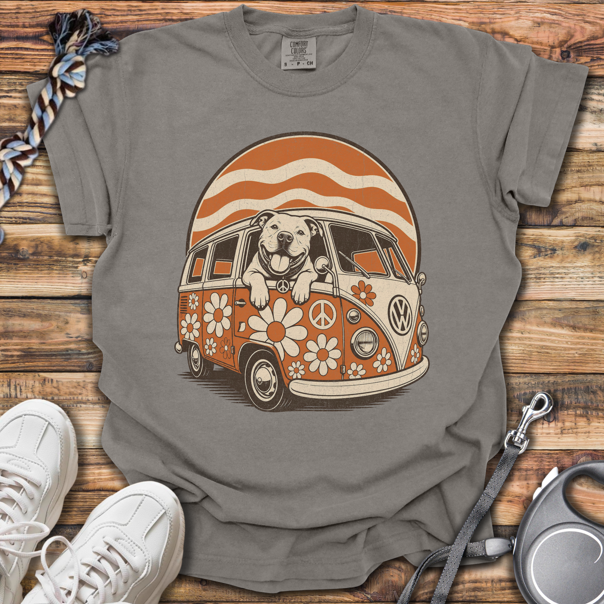 Velvet Hippo Peace Van T-Shirt