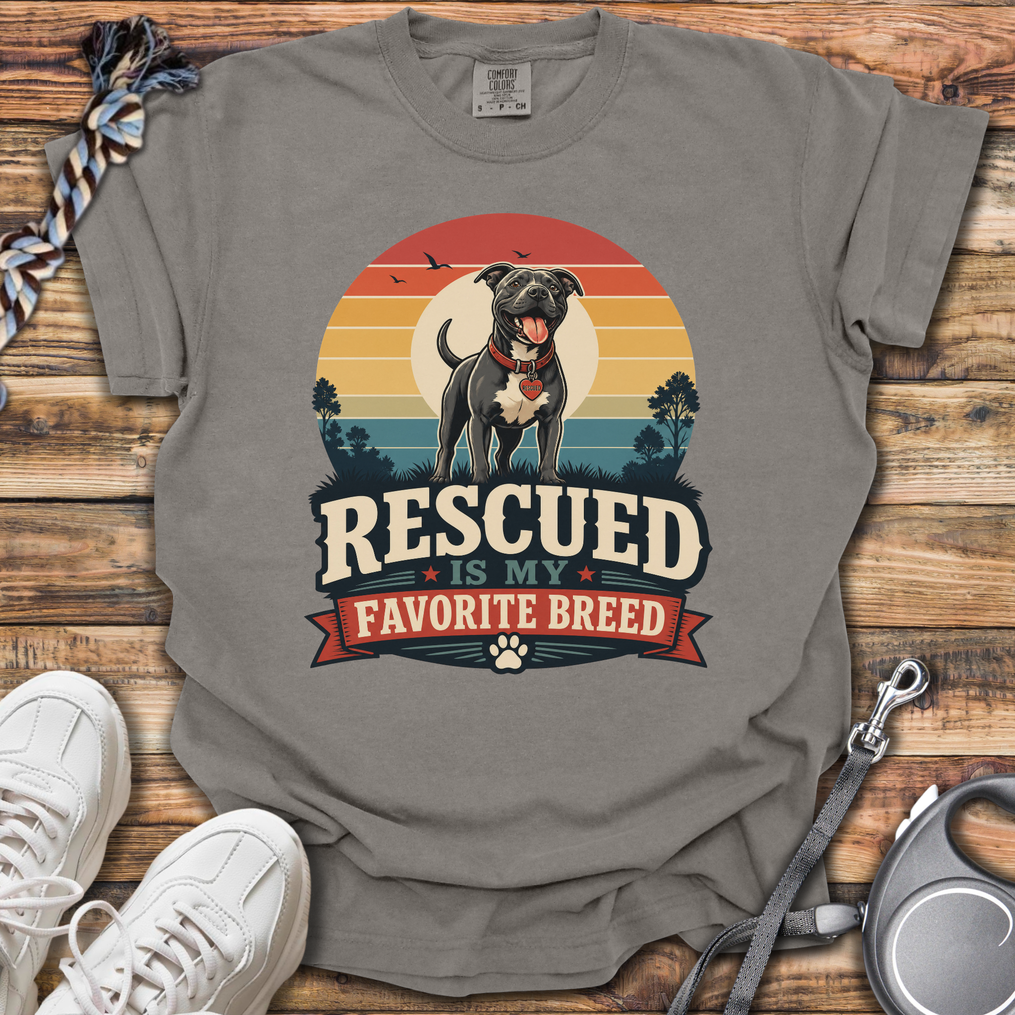 Rescued Is My Favorite Breed T-Shirt