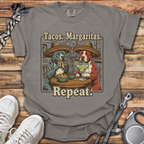 Tacos Margaritas Repeat T-Shirt