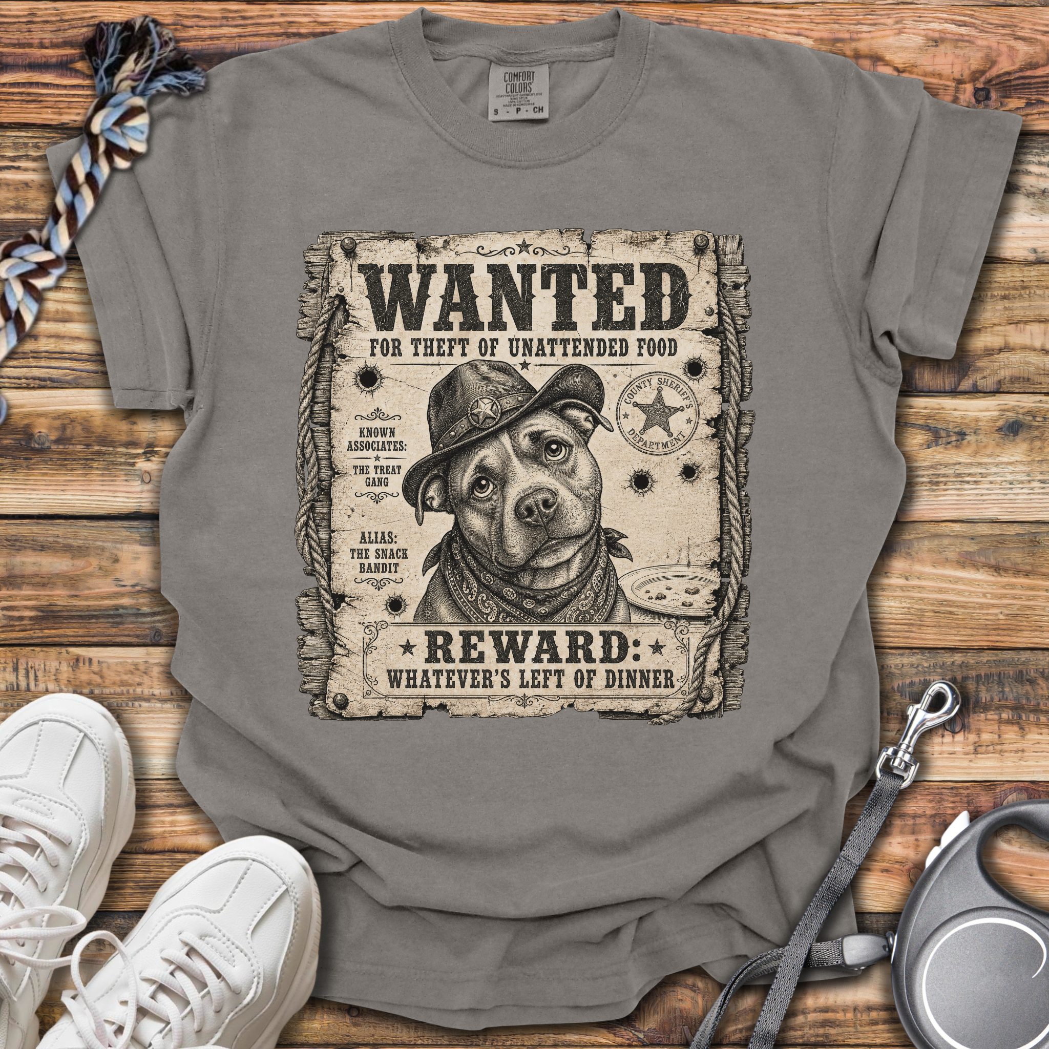 Wanted: Theft Of Food T-Shirt