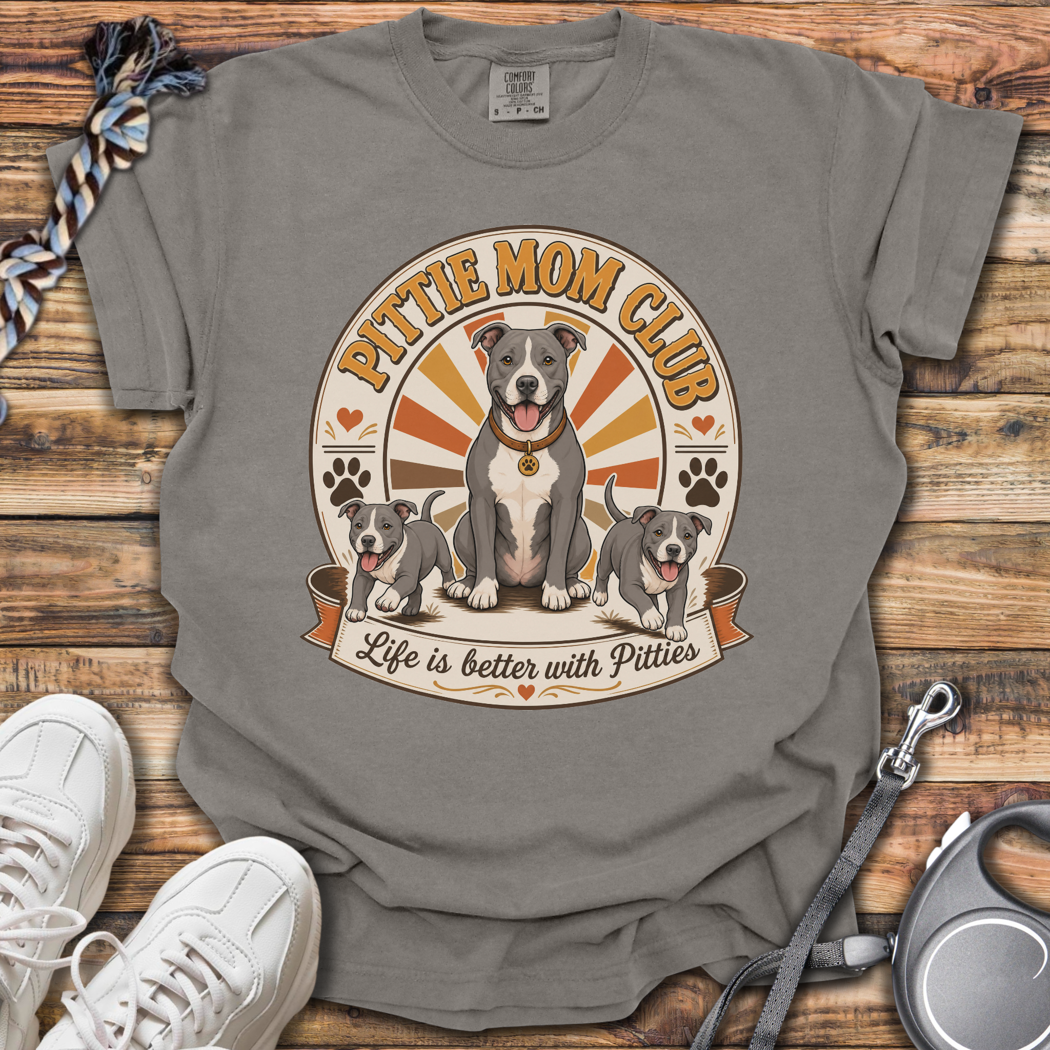 Pittie Mom Club T-Shirt