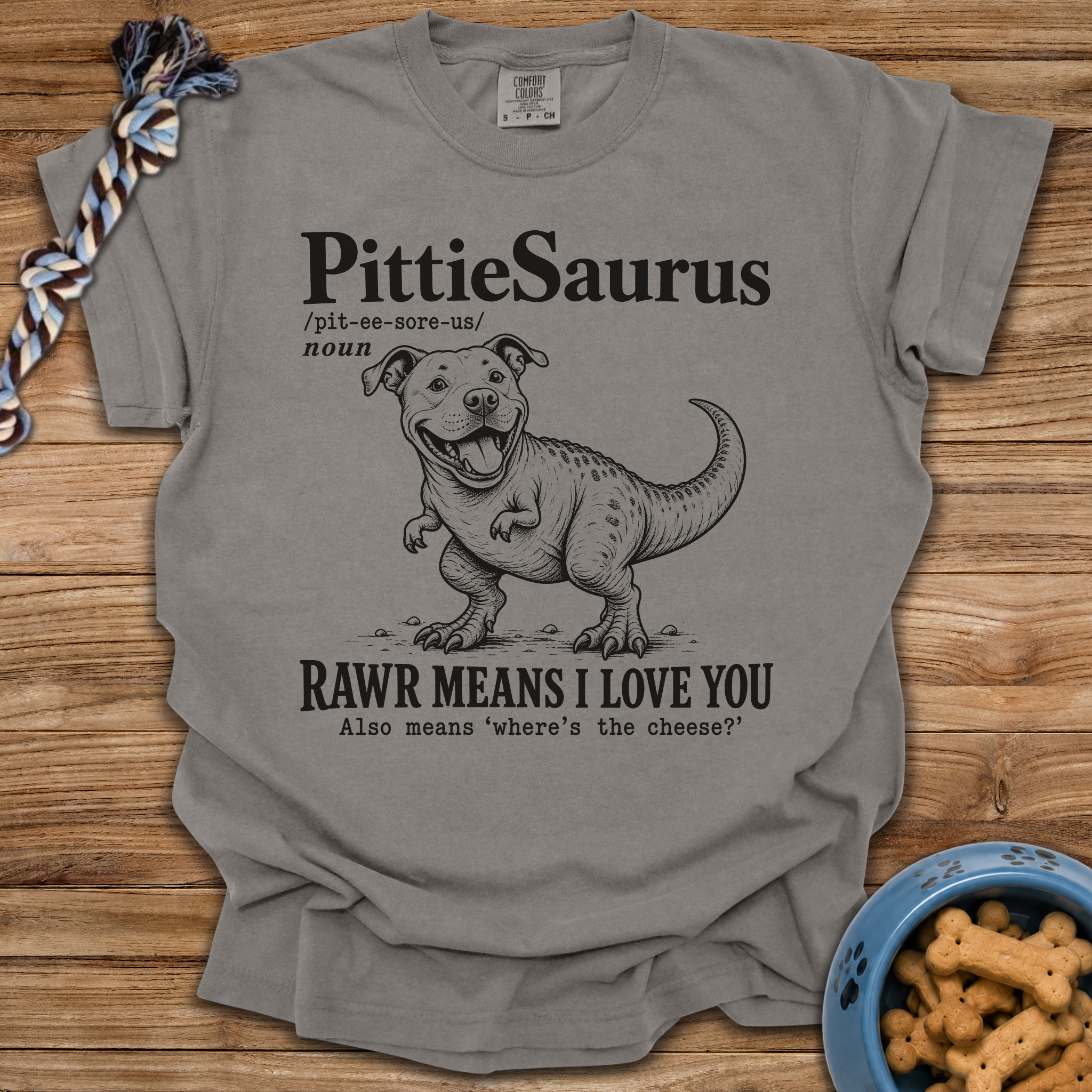 Pittiesaurus Rawr T-Shirt