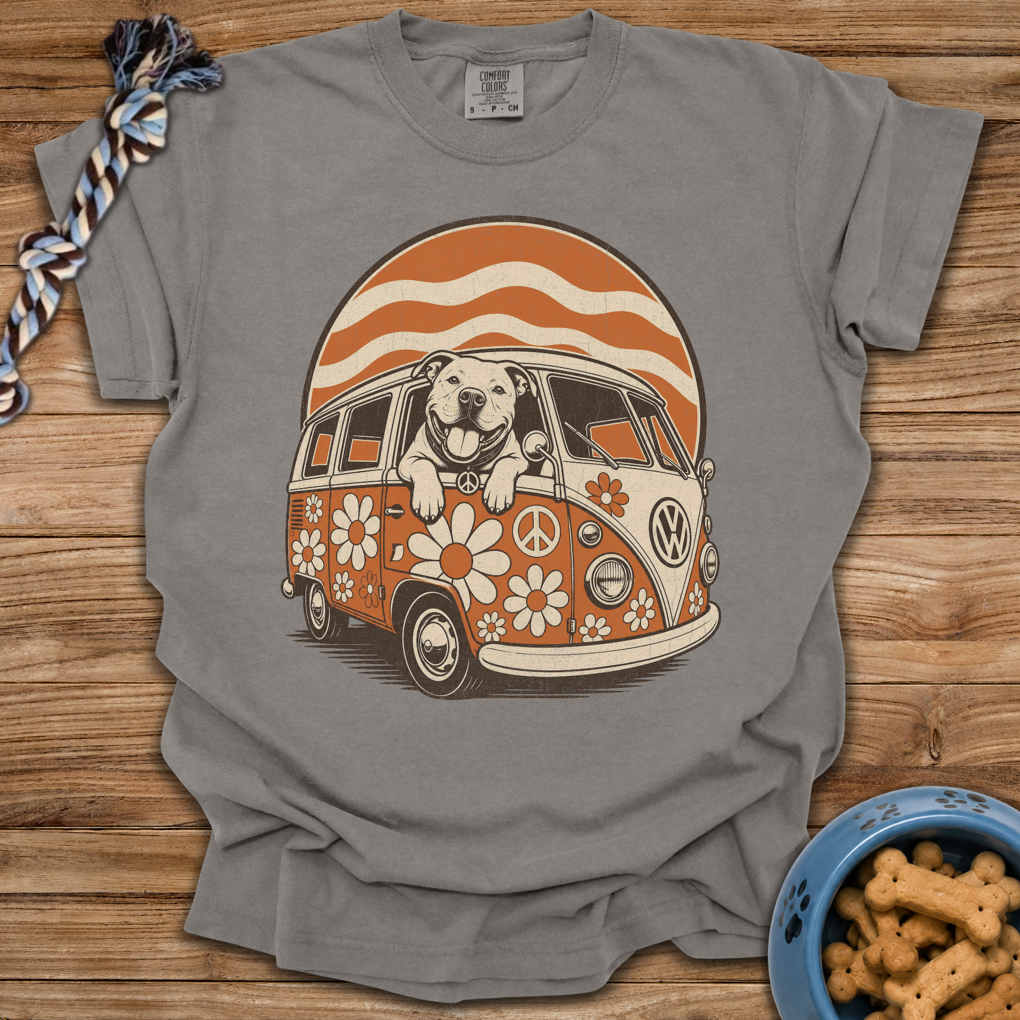Velvet Hippo Peace Van T-Shirt