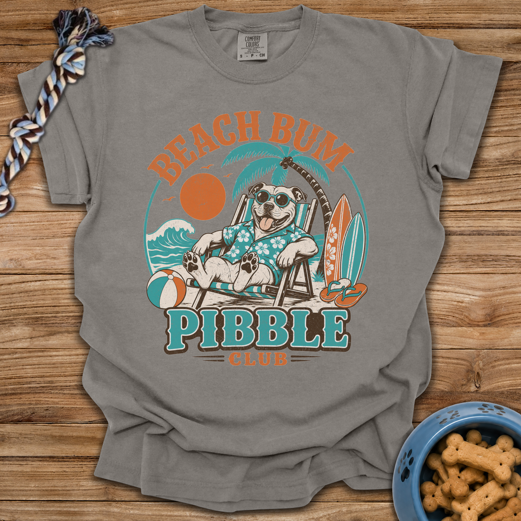 Beach Bum Pibble Club T-Shirt