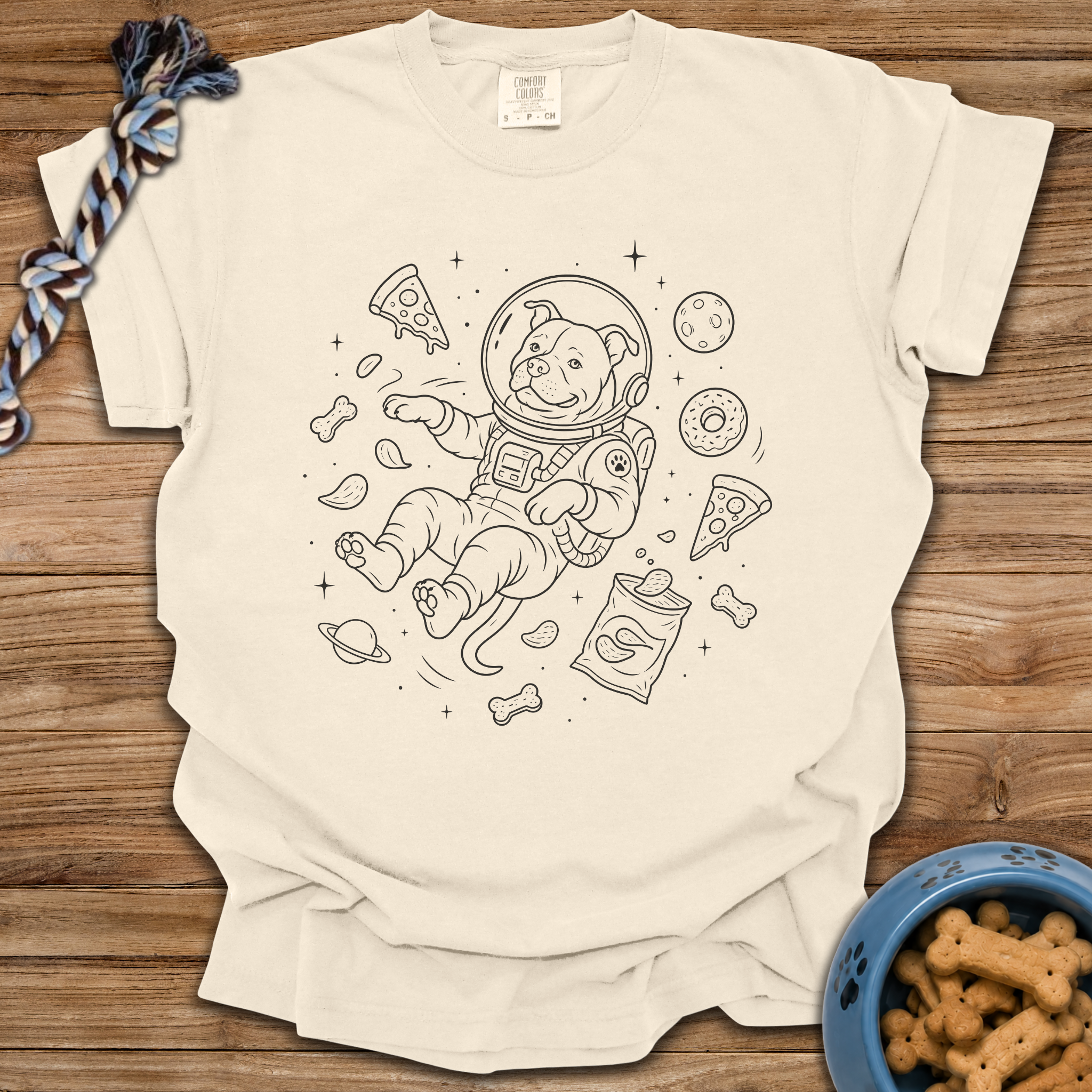 Pittie Astronaut T-Shirt