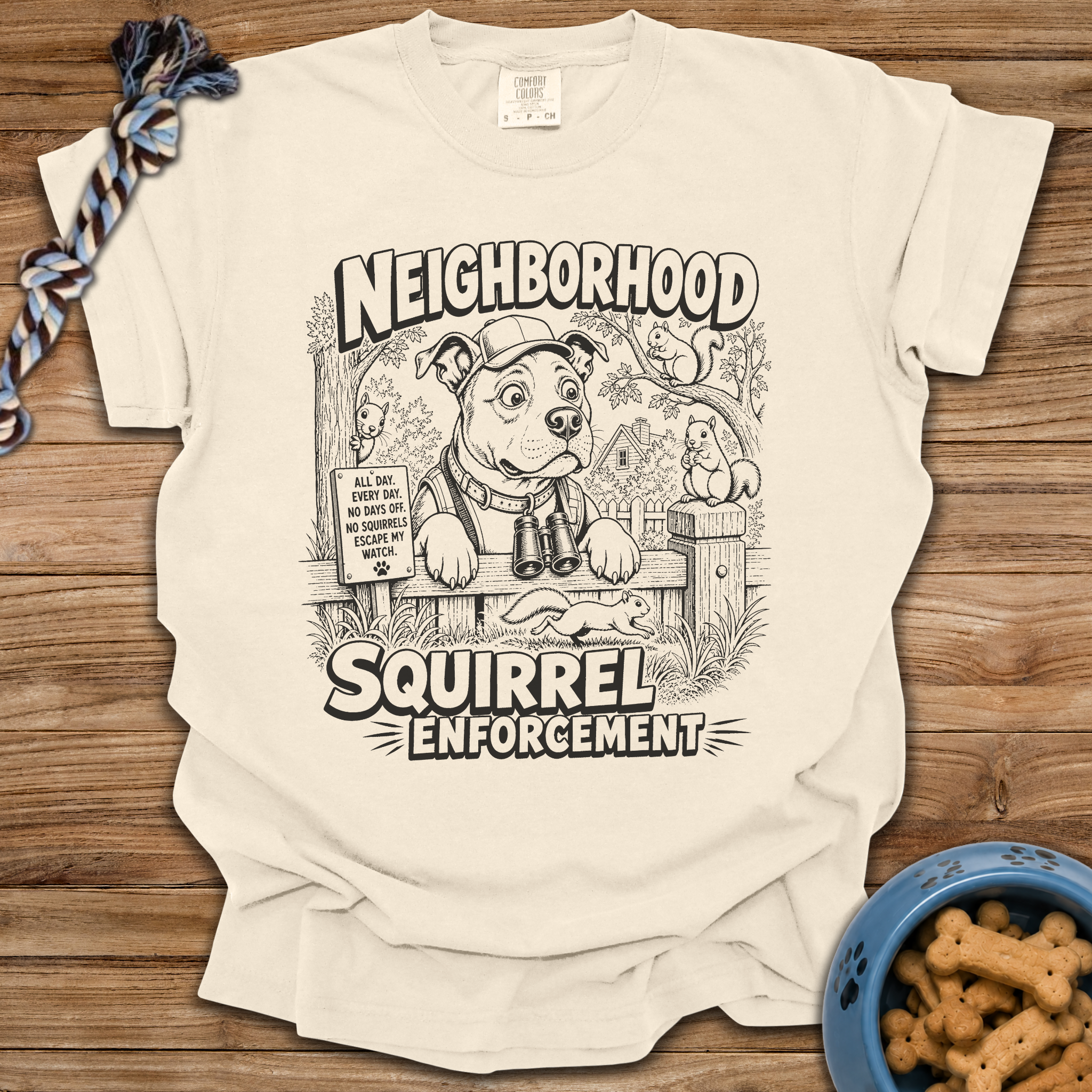 Neighborhood Squirrel Enforcement T-Shirt