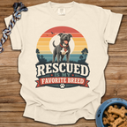 Rescued Is My Favorite Breed T-Shirt