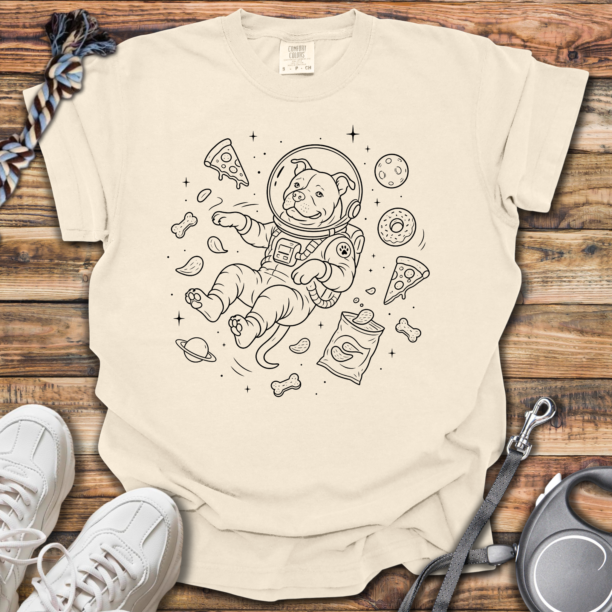 Pittie Astronaut T-Shirt