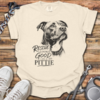 Rescue Looks Good On A Pittie T-Shirt