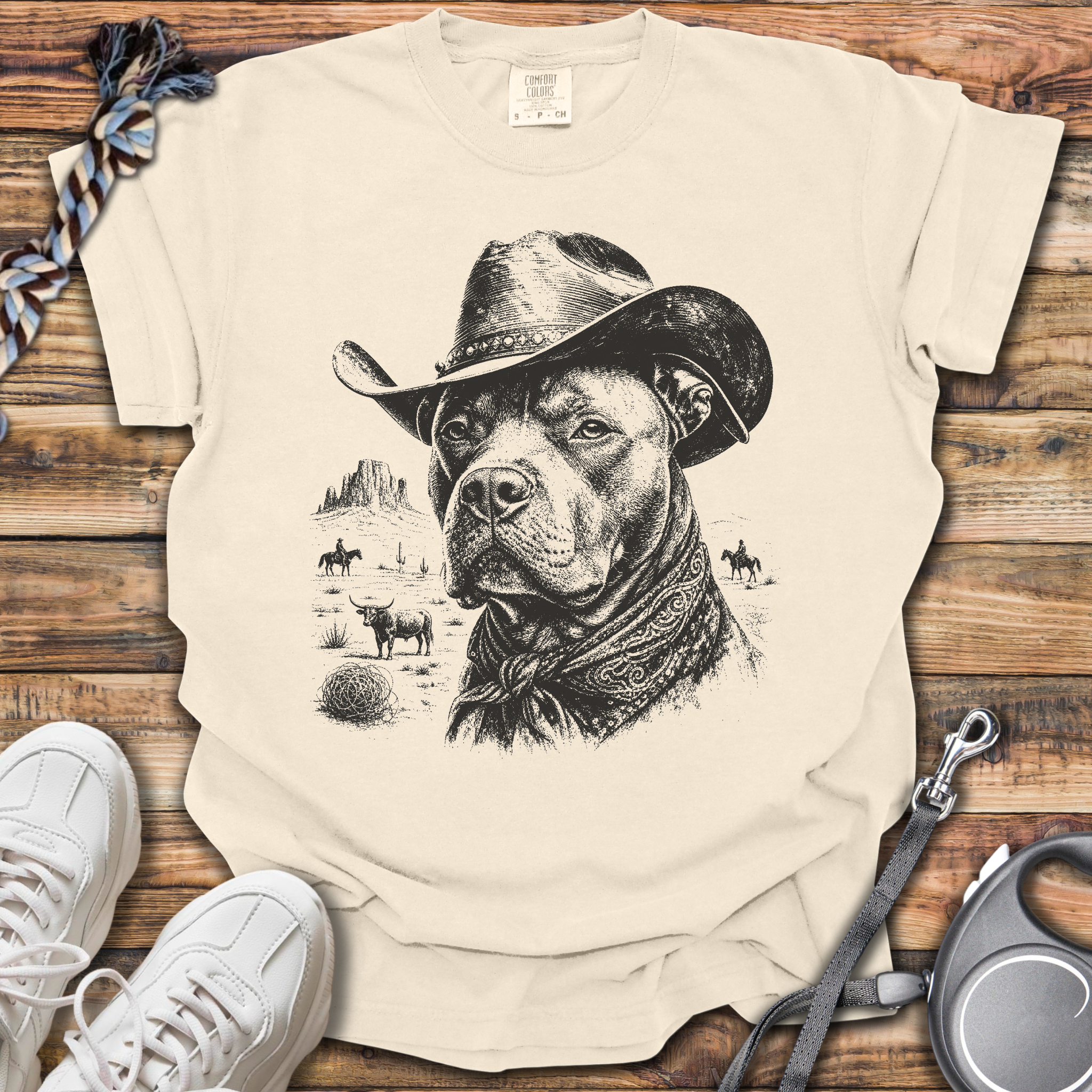 Cowboy Pittie T-Shirt